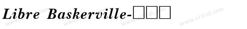 Libre Baskerville字体转换